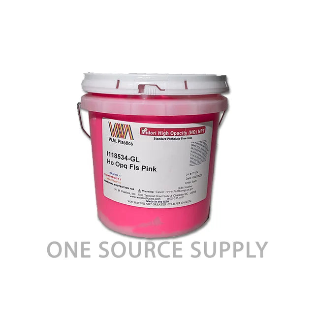 WM Plastics Fluorescent High Opacity (HO) Inks | Suitable for Dark Fabrics