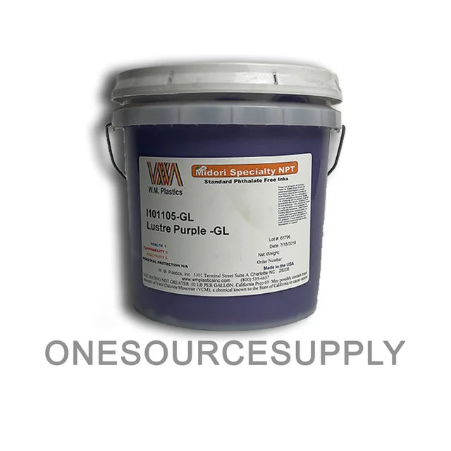 WM Plastics Lustre Inks | Shimmering Metallic Finish