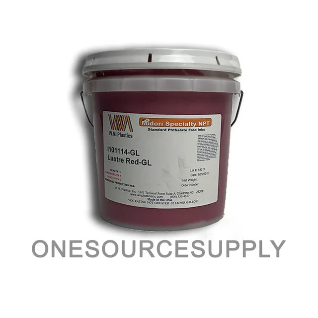 WM Plastics Lustre Inks | Shimmering Metallic Finish