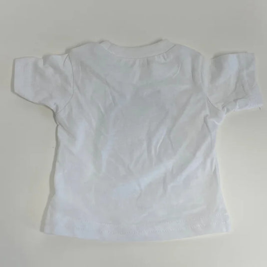 Mini T-Shirt 100% Cotton (White)