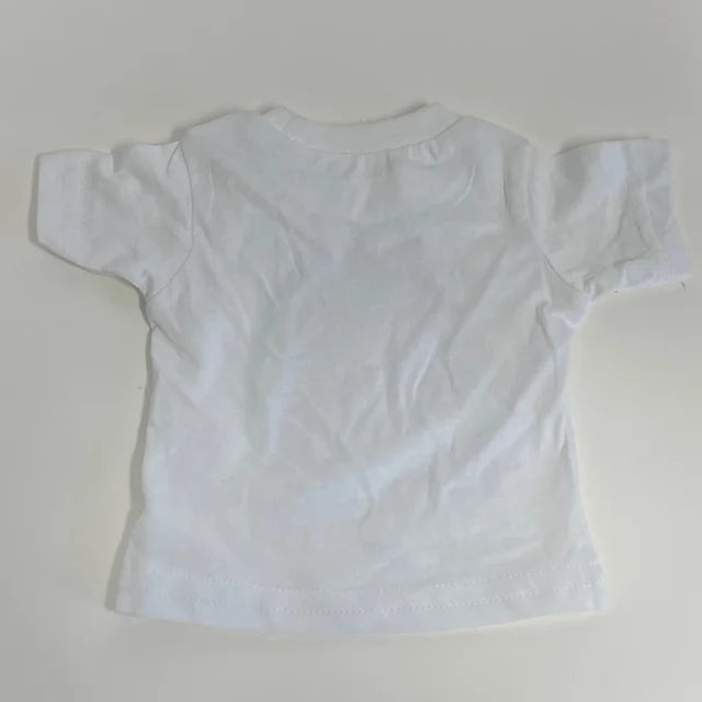 Mini T-Shirt 100% Cotton (White)