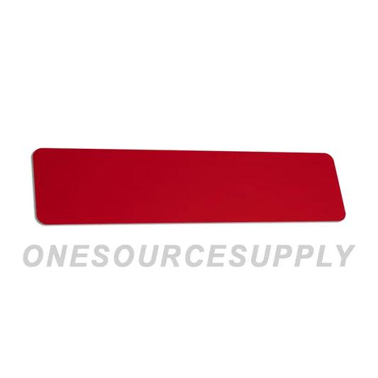 Street Sign Blank Radius Corners 6"x24" (Red) .040 - Not for Sublimation