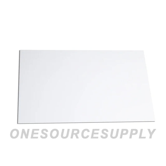Aluminum Sign Blank - 12"x18" (White/White) Square Corners .040 - Not for Sublimation