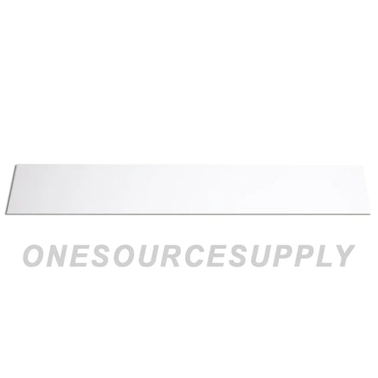 Street Sign Blank Square Corners 6"x24" (White) .040 - Not for Sublimation
