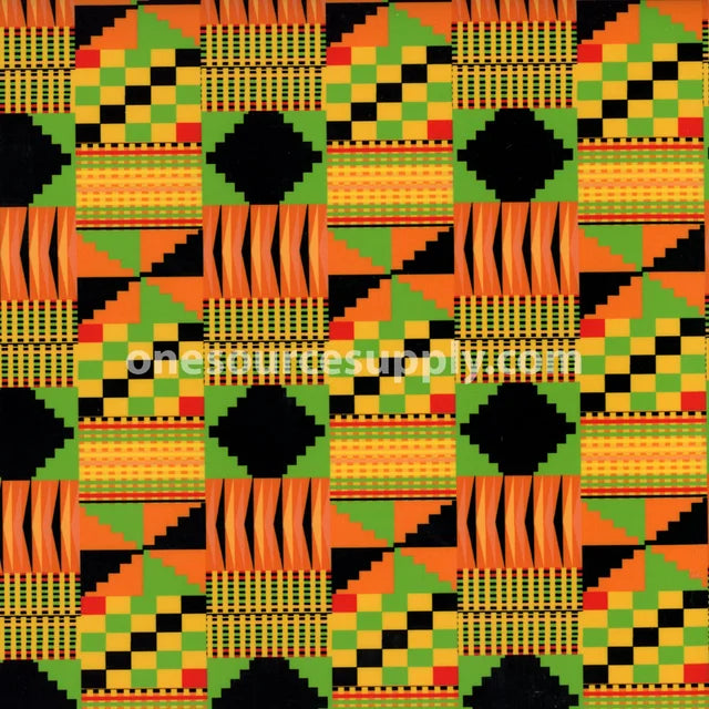 Specialty Materials Thermoflex Fashion Patterns (Kente)