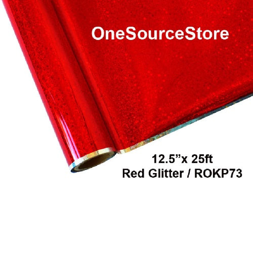 Red Glitter ROKP73 | Foil 12.5"x 25ft