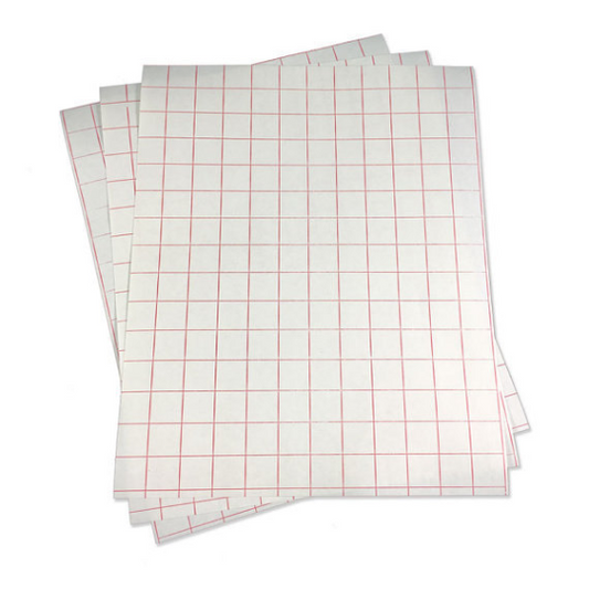 FDC High Tack Paper /Red Grid 12"x15" Sheets