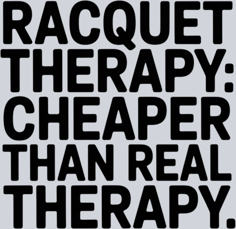 DTF Transfer Tennis - Racquet Therapy Cheaper than real Therapy
