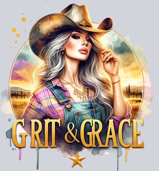 DTF Transfer Western - Grit & Grace