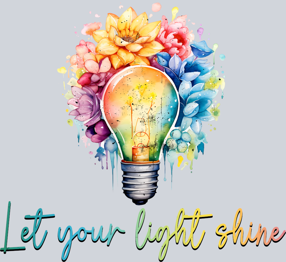 DTF Transfer Autism - Let your Light Shine