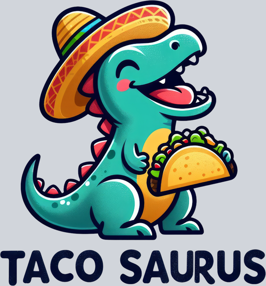 DTF Transfer Cinco de Mayo - Taco Saurus