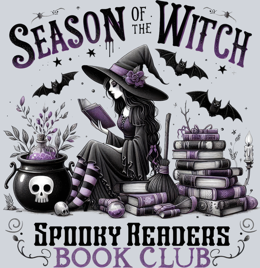 DTF Transfer Halloween  - Season of the Witch Spooky Readers Book Club
