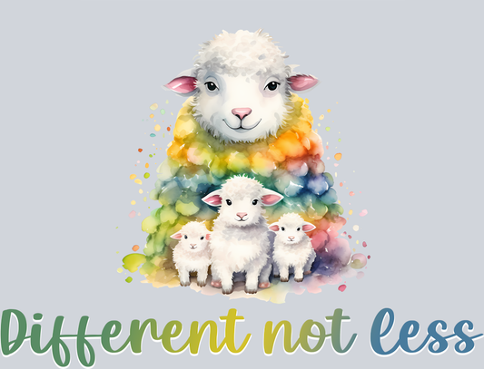 DTF Transfer Autism - Different not Less