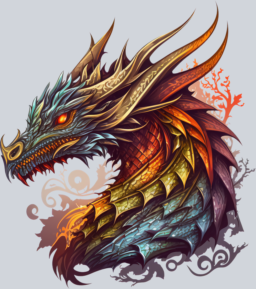 DTF Transfer Medieval - Dragon