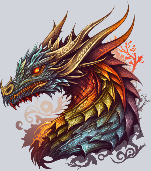 DTF Transfer Medieval - Dragon