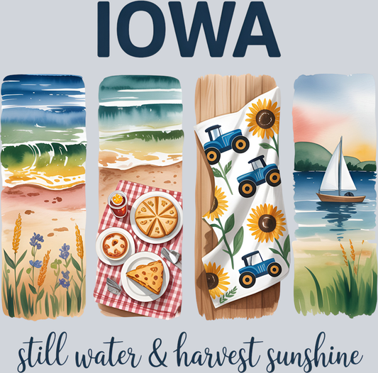 DTF Transfer Iowa - Still Water & Harvest Sunshine