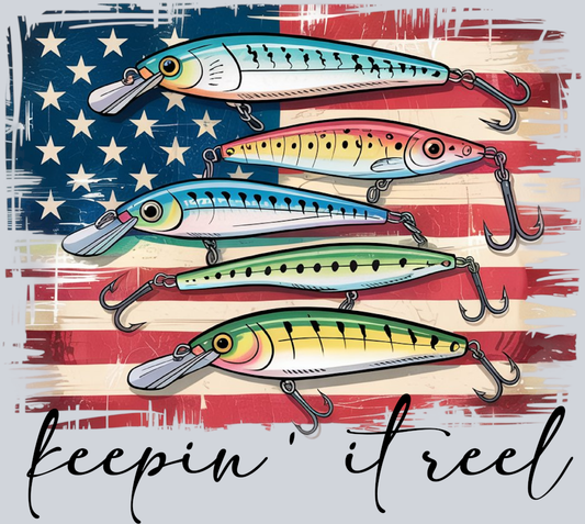 DTF Transfer Fishing - Keepin' it Reel