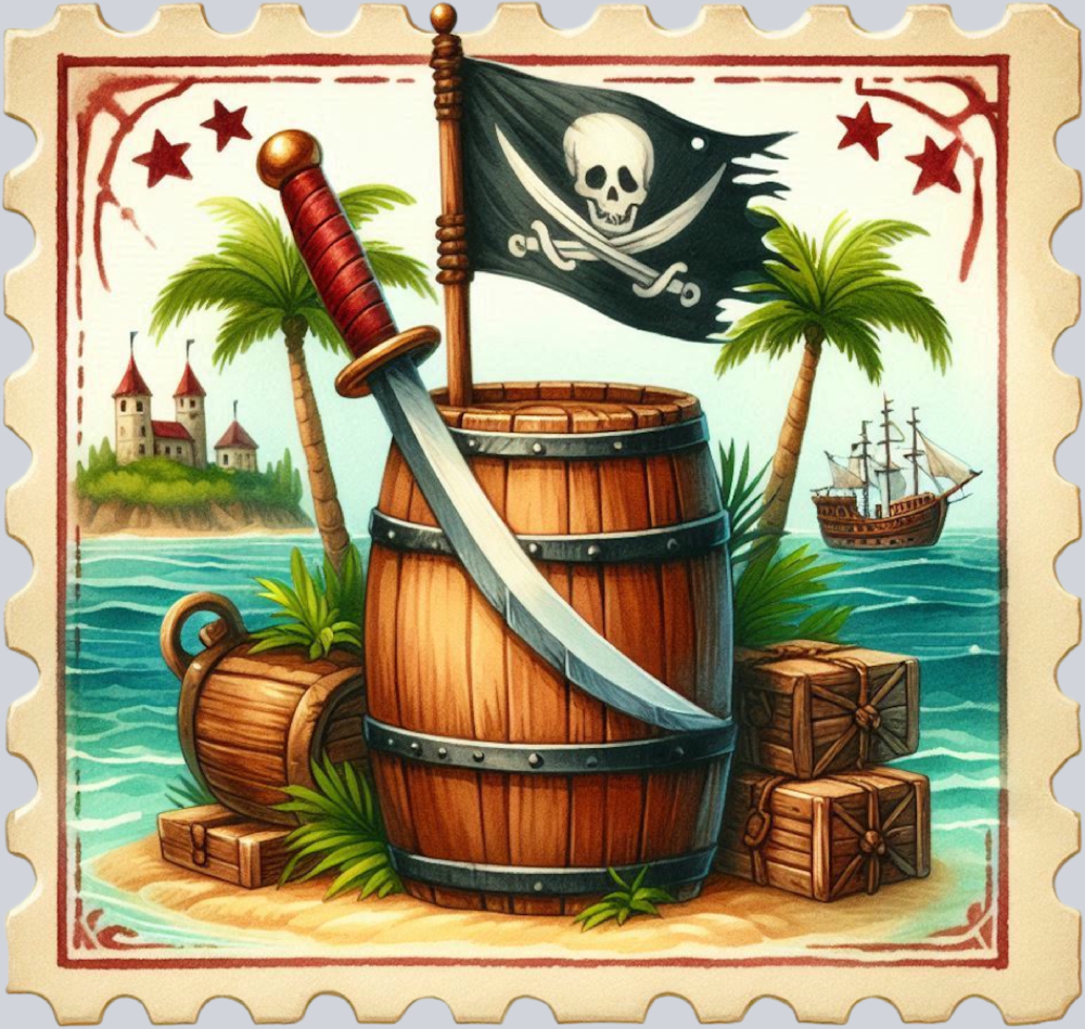 DTF Transfer High Seas - Postage Loot