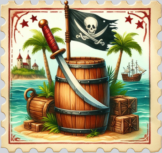 DTF Transfer High Seas - Postage Loot