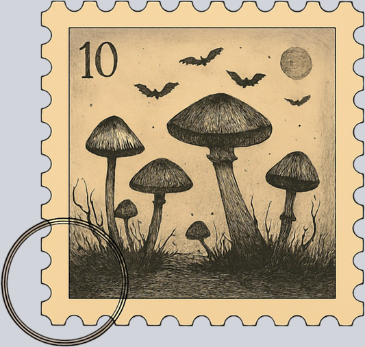 DTF Transfer Halloween - Postage Stamps 13