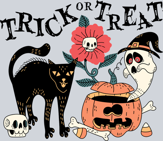 DTF Transfer Halloween - Trick or Treat