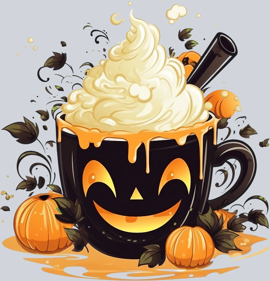 DTF Transfer Halloween  - Pumpkin Spice