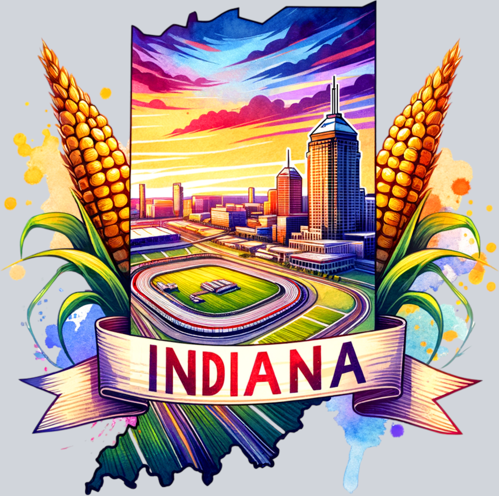 DTF Transfer Indiana - Map