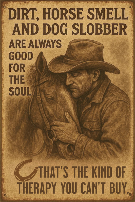 DTF Transfer Western - Dirt Horse Smell and Dog Slobber