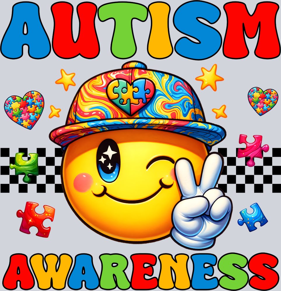 DTF Transfer Autism - Autism Awareness