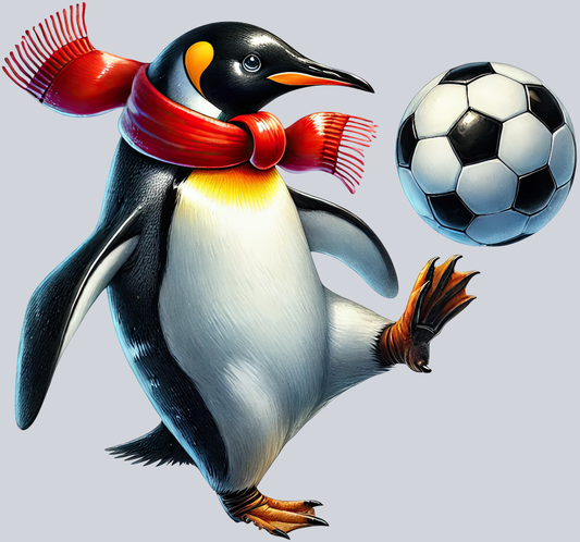 DTF Transfer Soccer - Penguin