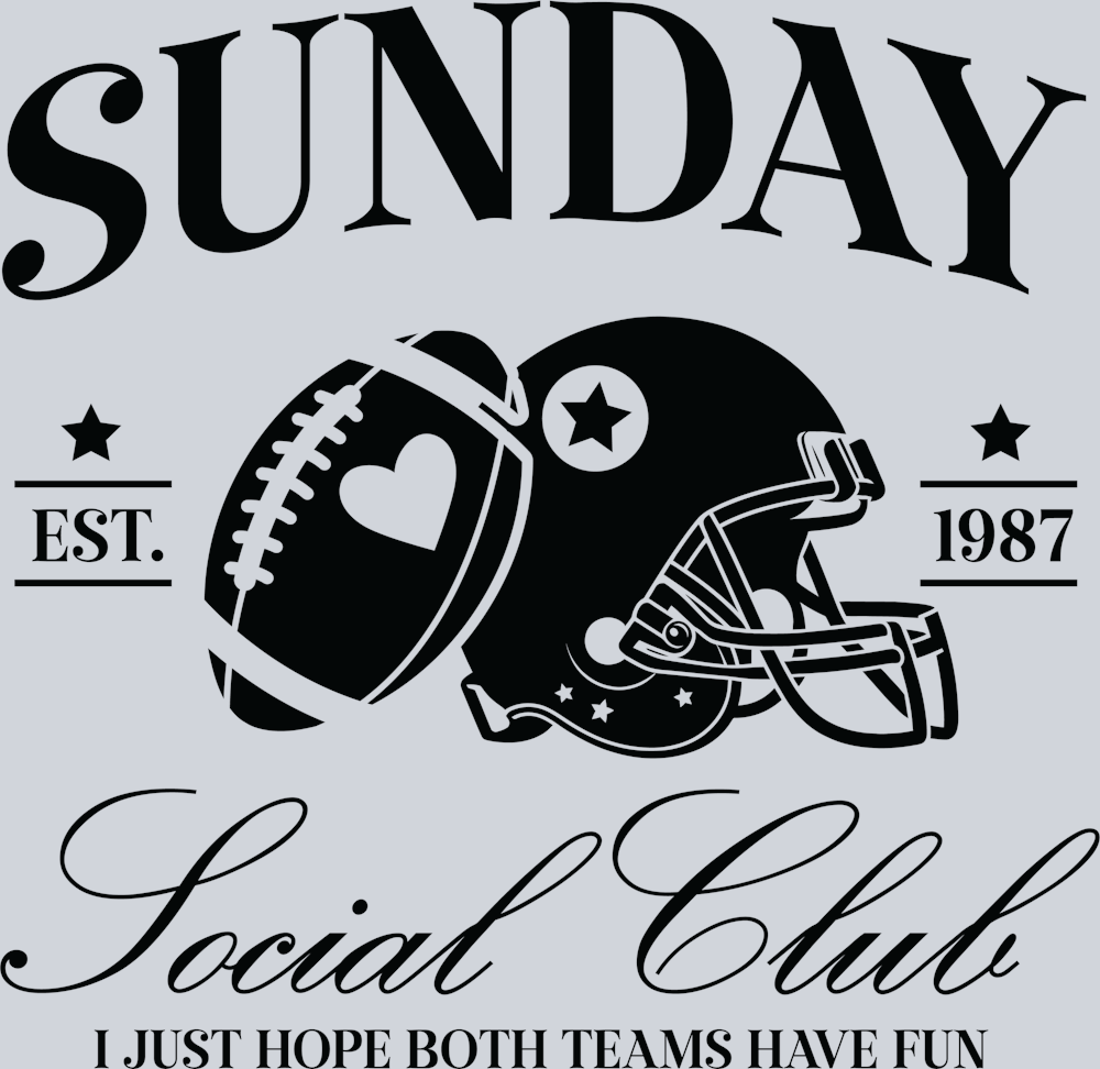 DTF Transfer Football - Sunday Social Club