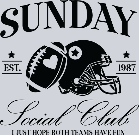 DTF Transfer Football - Sunday Social Club