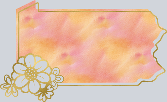 DTF Transfer Pennsylvania - Watercolor