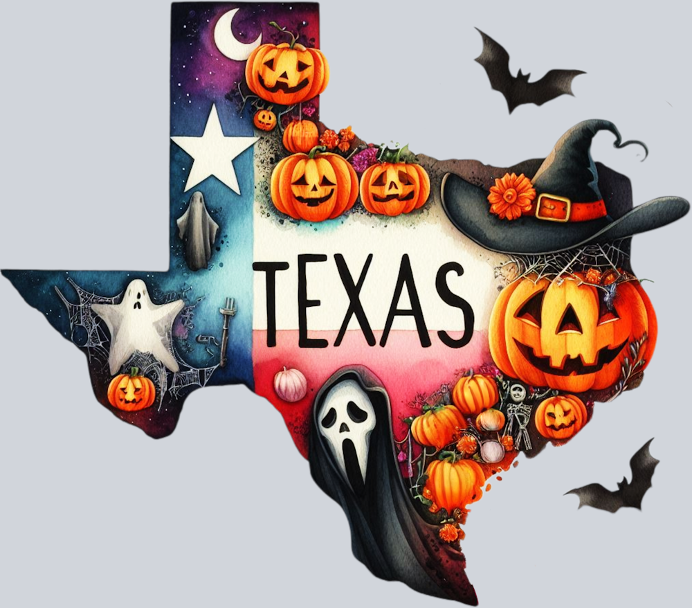 DTF Transfer Halloween States - Texas