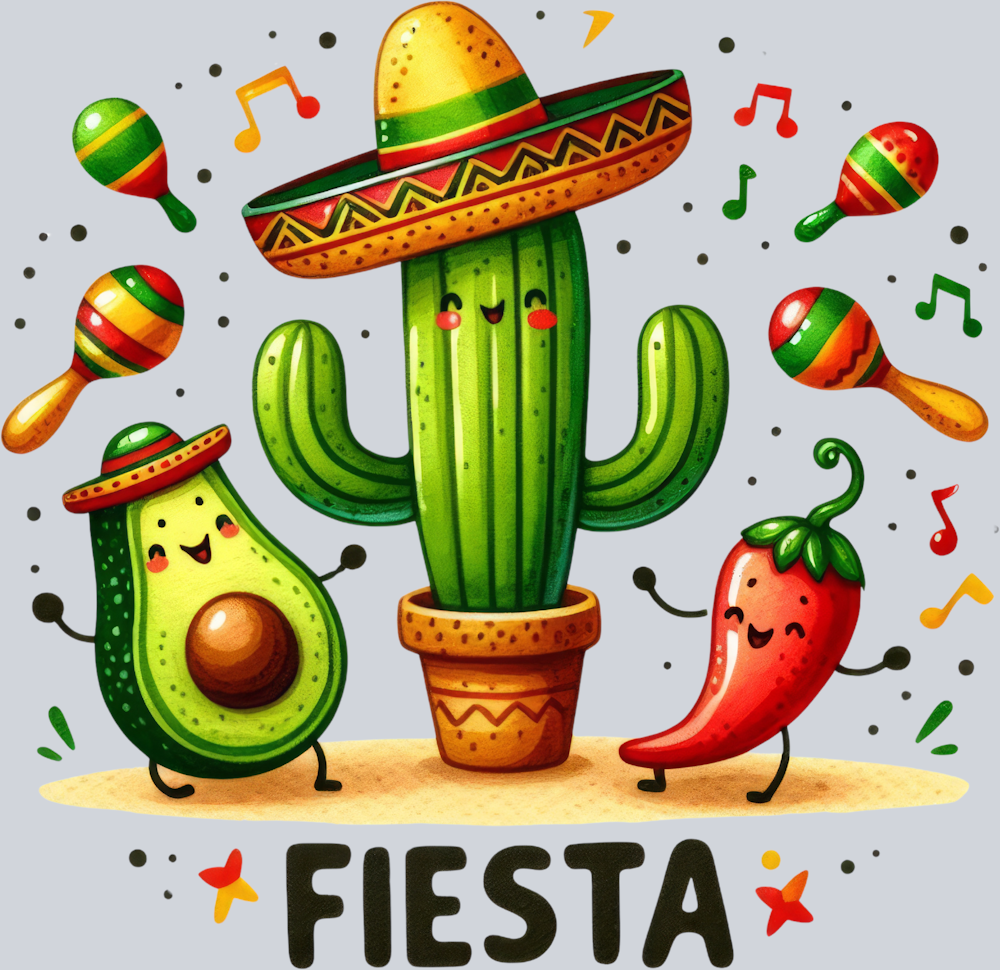 DTF Transfer Cinco de Mayo - Fiesta
