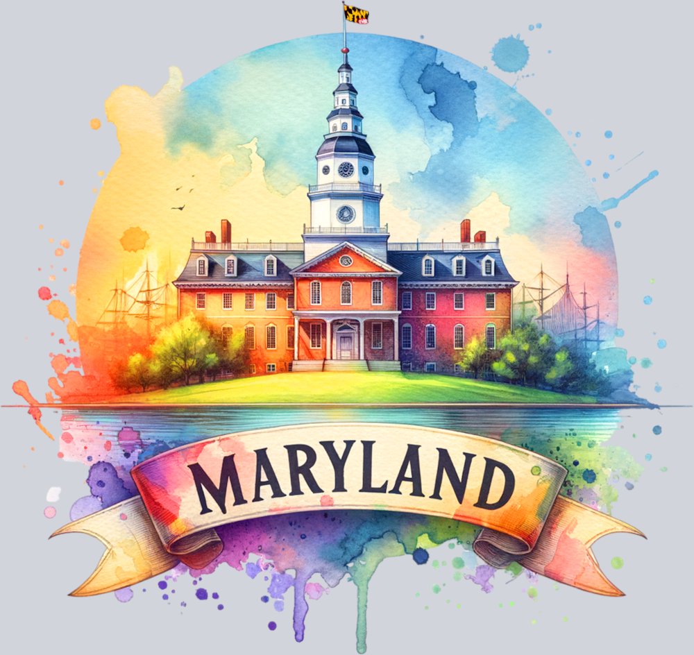 DTF Transfer Maryland - Retro Travel
