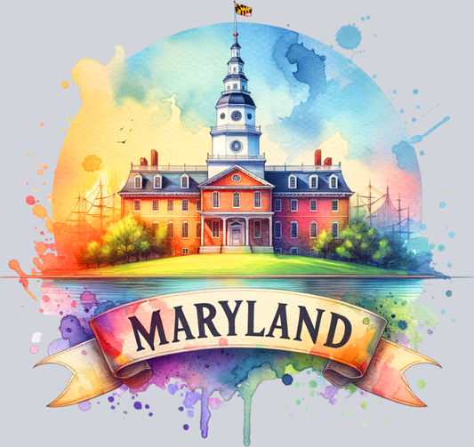 DTF Transfer Maryland - Retro Travel