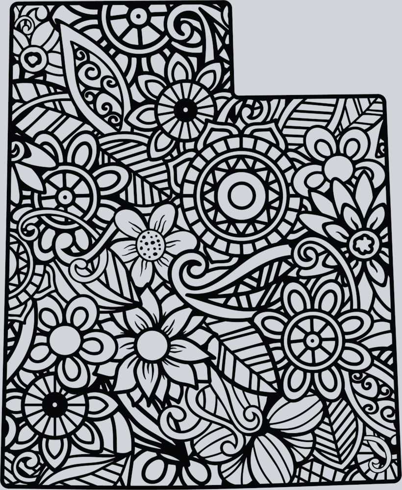 DTF Transfer Utah - Mandala