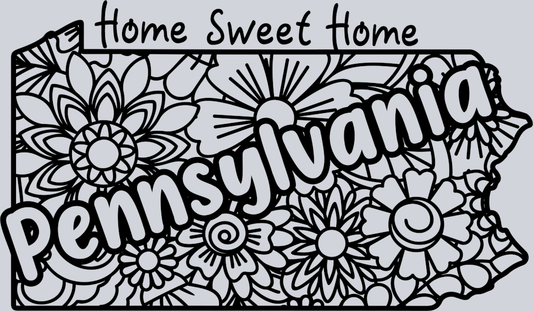 DTF Transfer Pennsylvania - Home Sweet Home