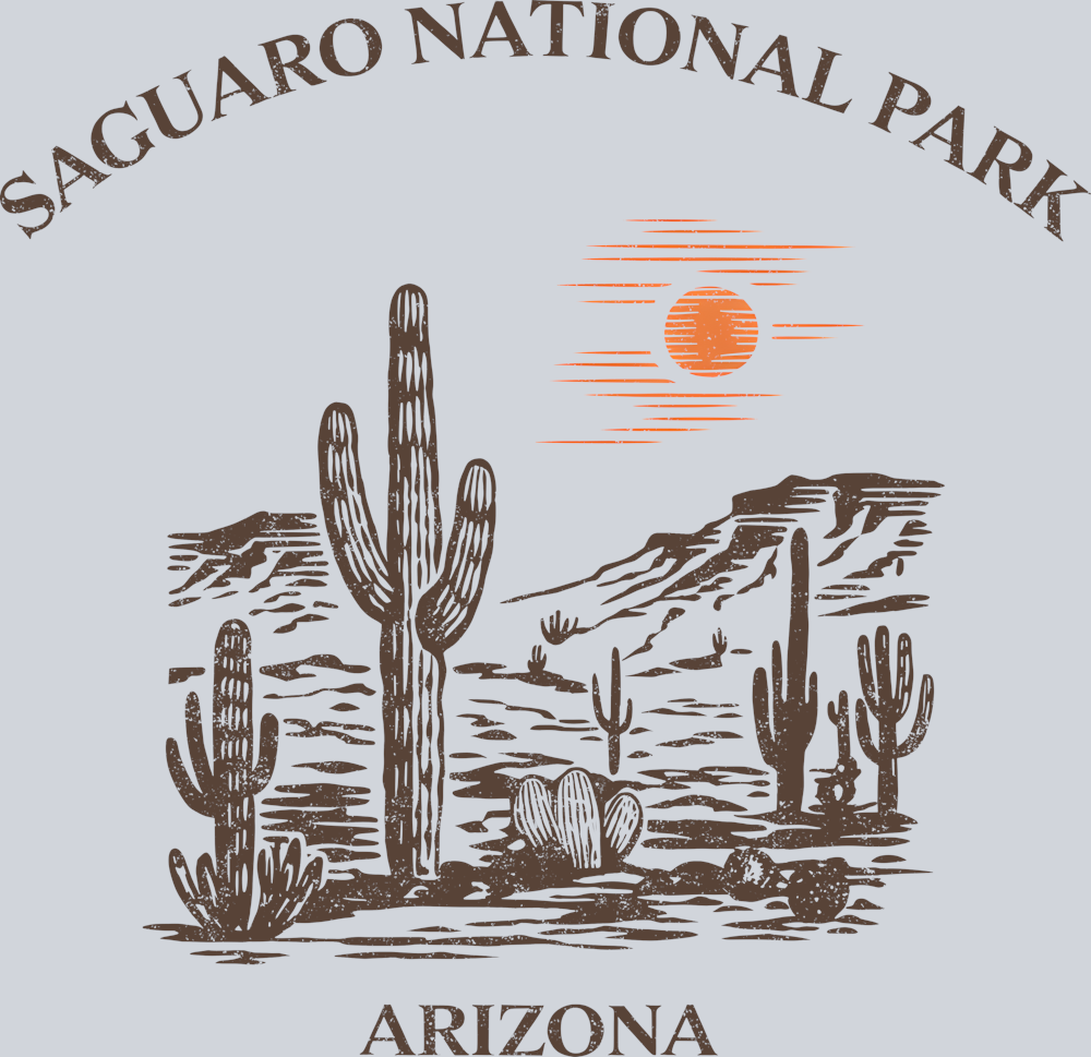 DTF Transfer National Parks - Saguaro National Park Arizona