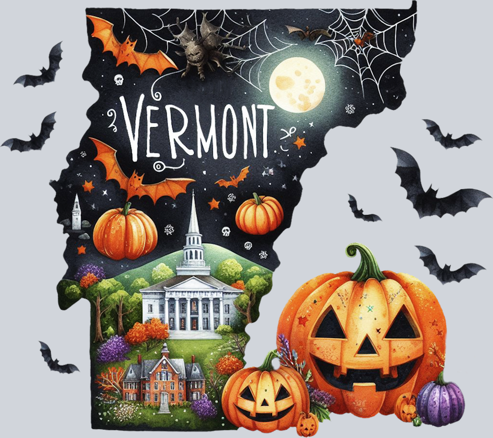 DTF Transfer Halloween States - Vermont