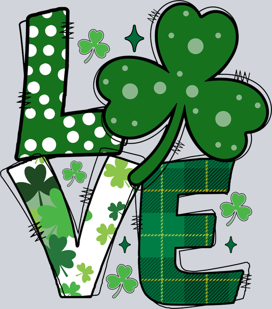 DTF Transfer St. Patrick's Day - Love