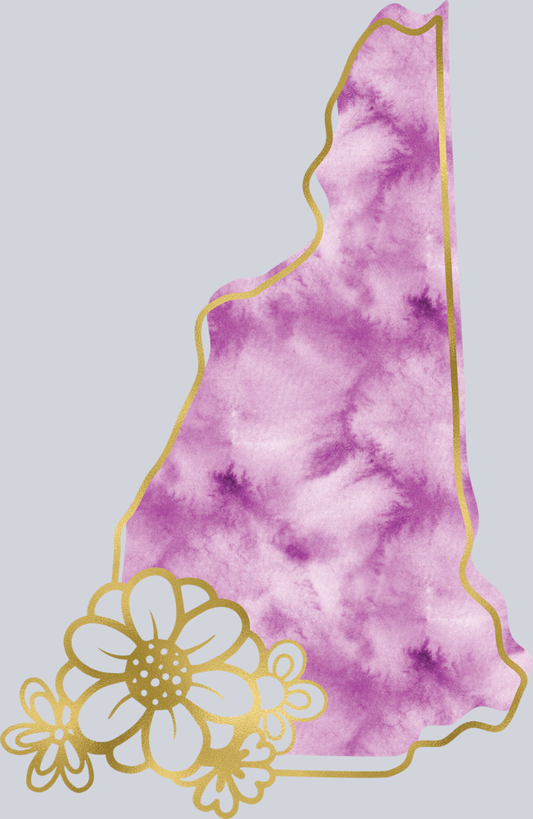 DTF Transfer New Hampshire - Watercolor
