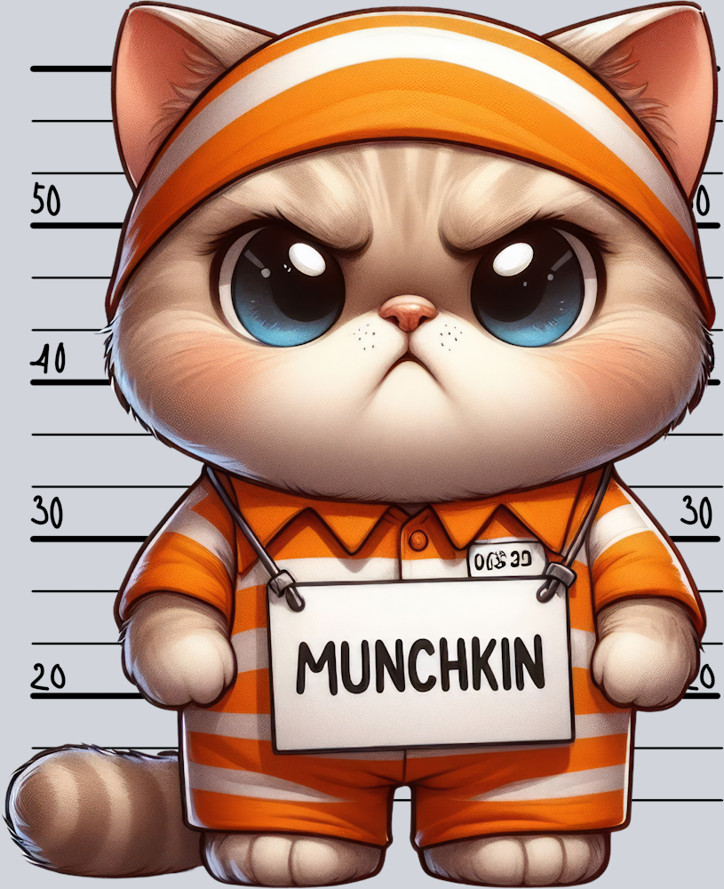 DTF Transfer Cats - Munchkin Jail