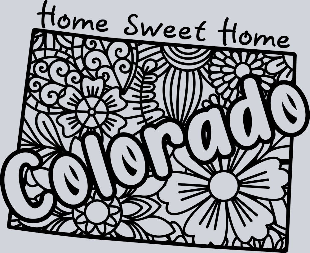 DTF Transfer Colorado - Home Sweet Home