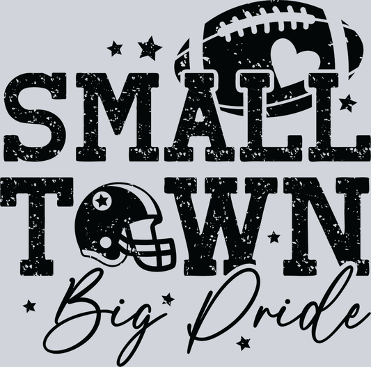 DTF Transfer Football - Small Town Big Pride