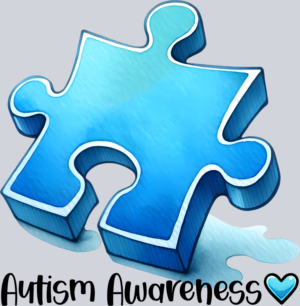 DTF Transfer Autism - Autism Awareness