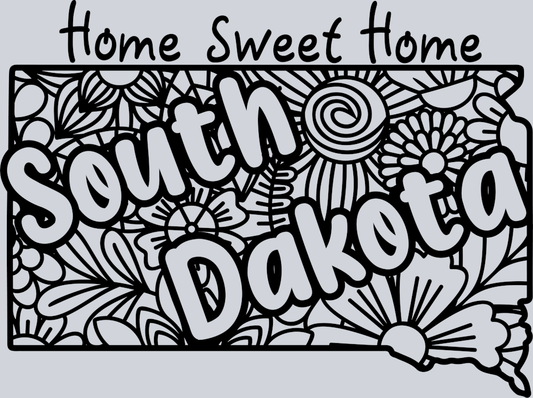 DTF Transfer South Dakota - Home Sweet Home
