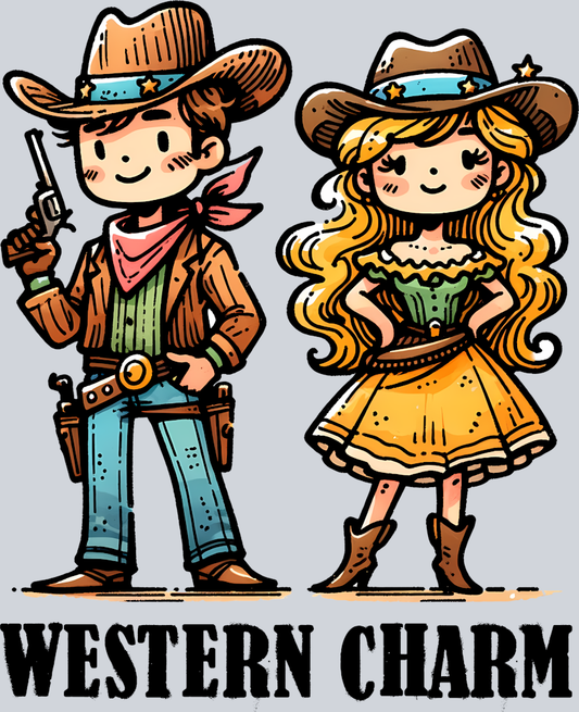 DTF Transfer Western - Western Charm