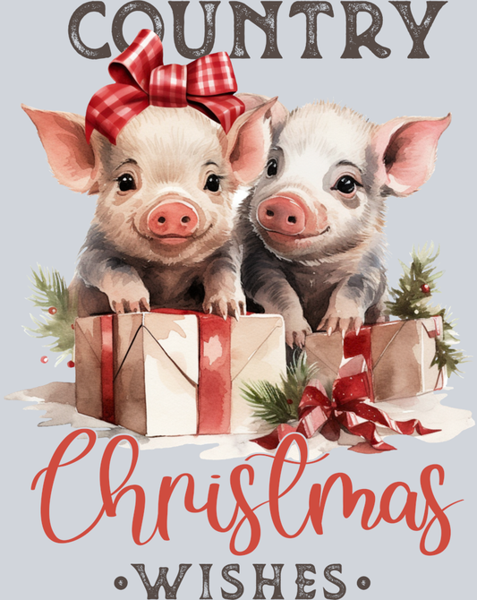 DTF Transfer Christmas - Country Christmas Wishes